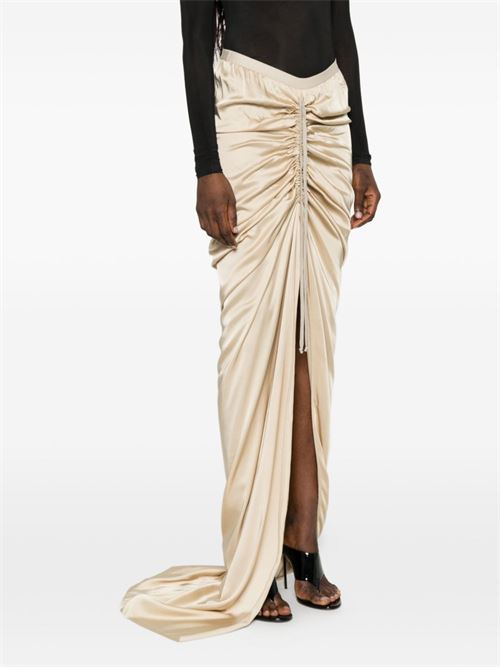 Gonna lunga drappeggiata RICK OWENS | RO01F6359SCH138